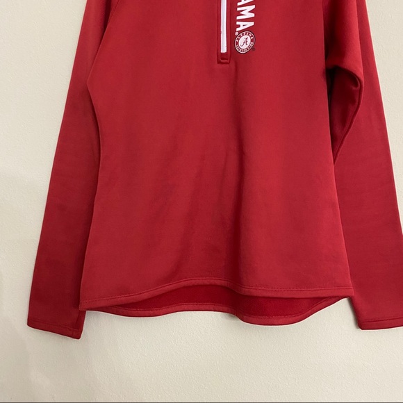 Alabama Crimson Tide Quarter Zip Pullover Sweater - Picture 3 of 13